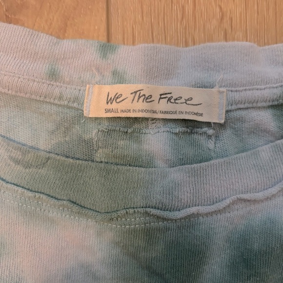 Free People Arden Washed Tie Dye Top Tunic - Picture 4 of 6